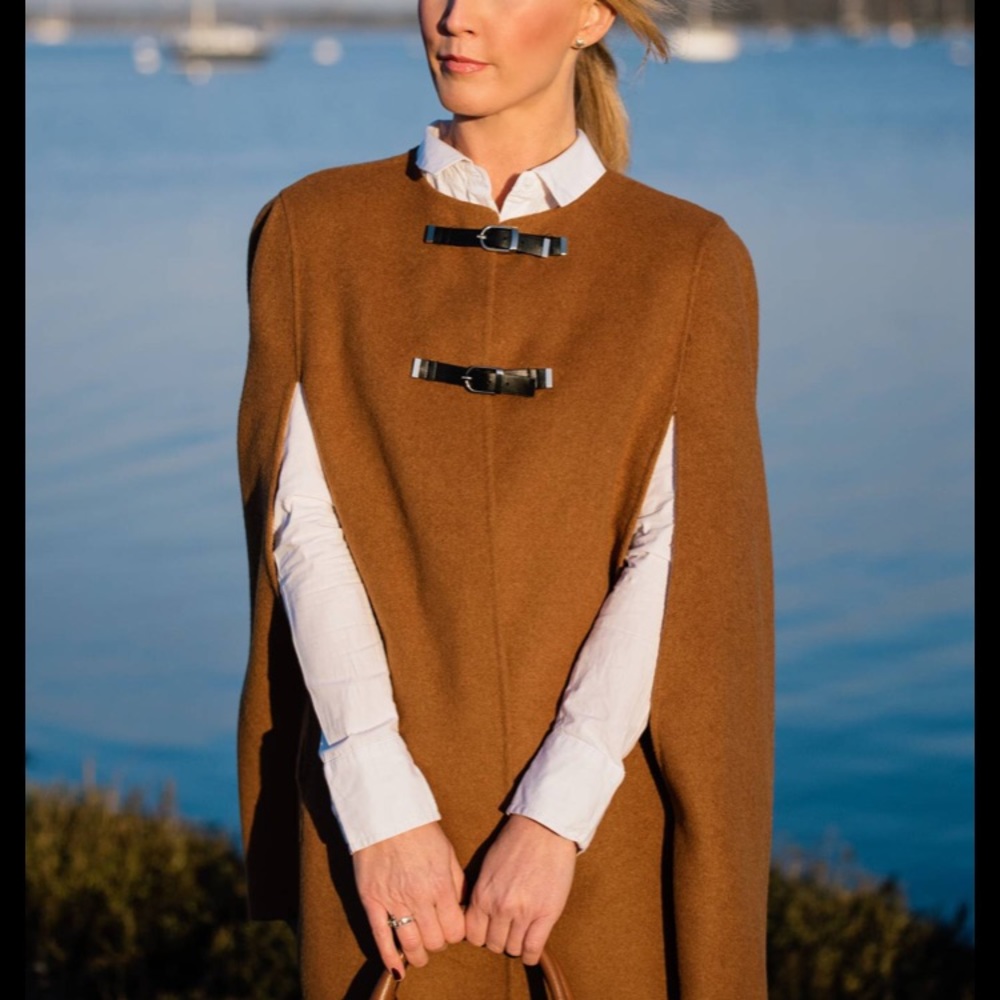 Zara Camel Cape